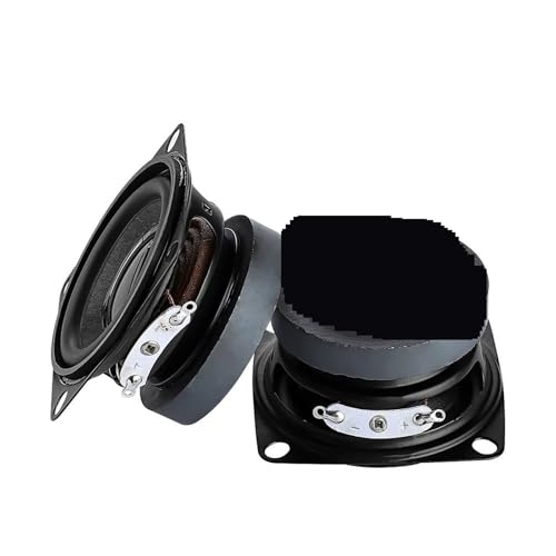 For AIYIMA 2 個 2 インチ 4/8ohm 5 ワットハイファイフルレンジスピーカーミニウーファースピーカーオーディオサブウーファースピーカーホーム脅威 DIY 52 ミリメートル(4 ohm 5W)