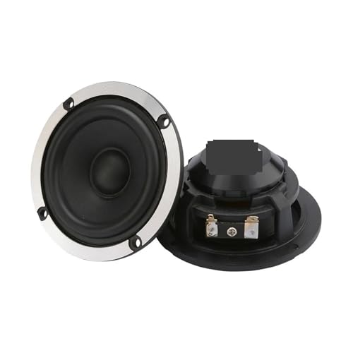 For AIYIMA 2 個 3 インチミッドレンジカースピーカードライバー 4 8 オーム 15 ワットサウンドスピーカーウール紙コーンアルミネオジムスピーカー(8 Ohm Speaker)
