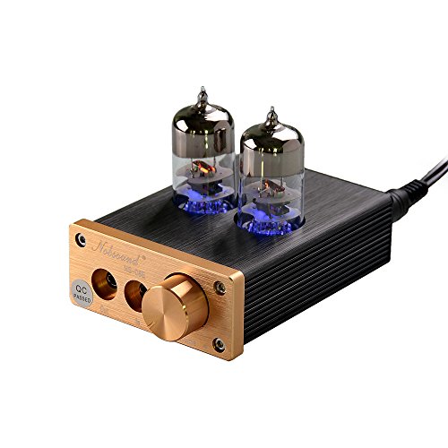 Nobsound NS-08E 6J3 ヘッドフォンアンプ 真空管プリアンプ スピーカーアンプ HiFiオーディオ