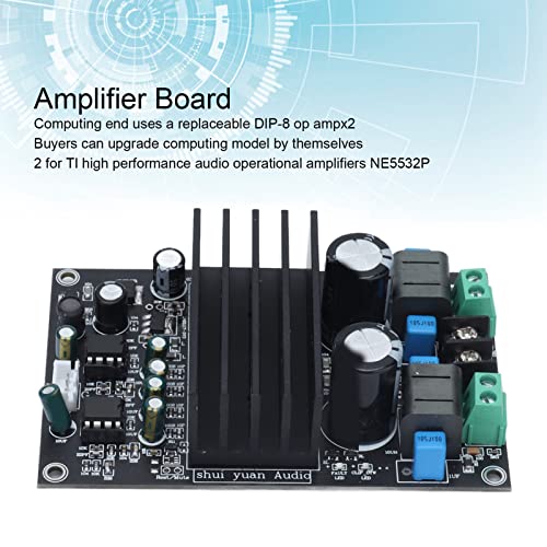 KIMISS デジタルアンプボード 2.0ch 300W 高パワー TPA3255搭載 DC24-48V対応 電子部品 パワーアンプモジュールのために